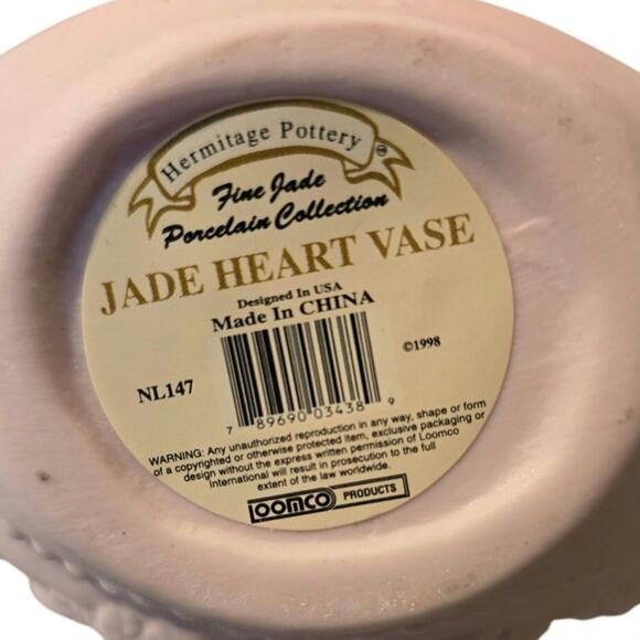 Pink‎ Cherub Hermatige Pottery Vase - Picture 3 of 5